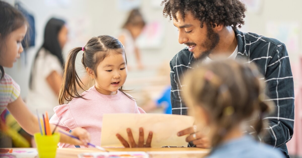 Man working in childcare | Male Childcare & Teaching Jobs